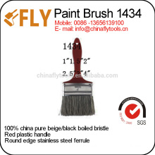 china mix bristle wooden handle paint brush